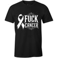 F*ck Cancer Tee – Lung Cancer Awareness Edition