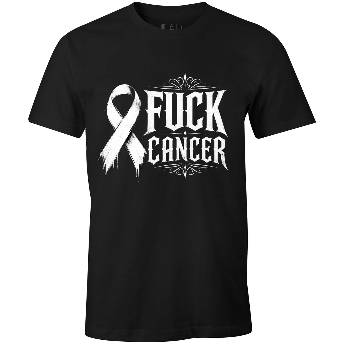 F*ck Cancer Tee – Lung Cancer Awareness Edition
